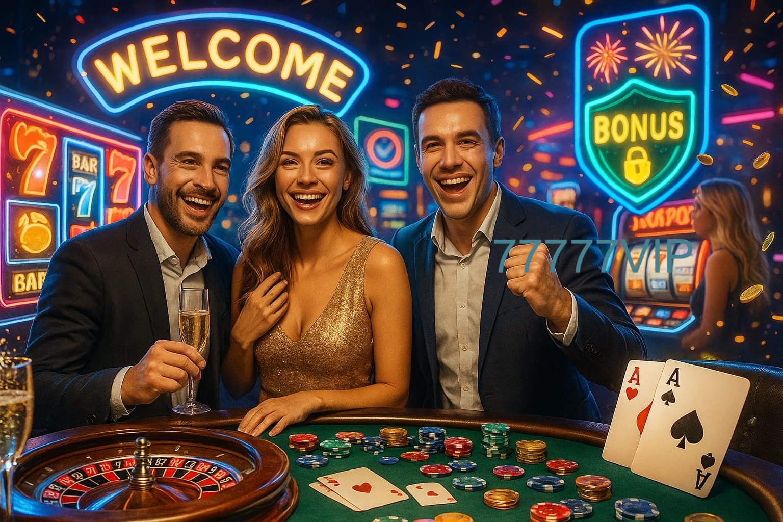 Jogos emocionantes no 77777VIP