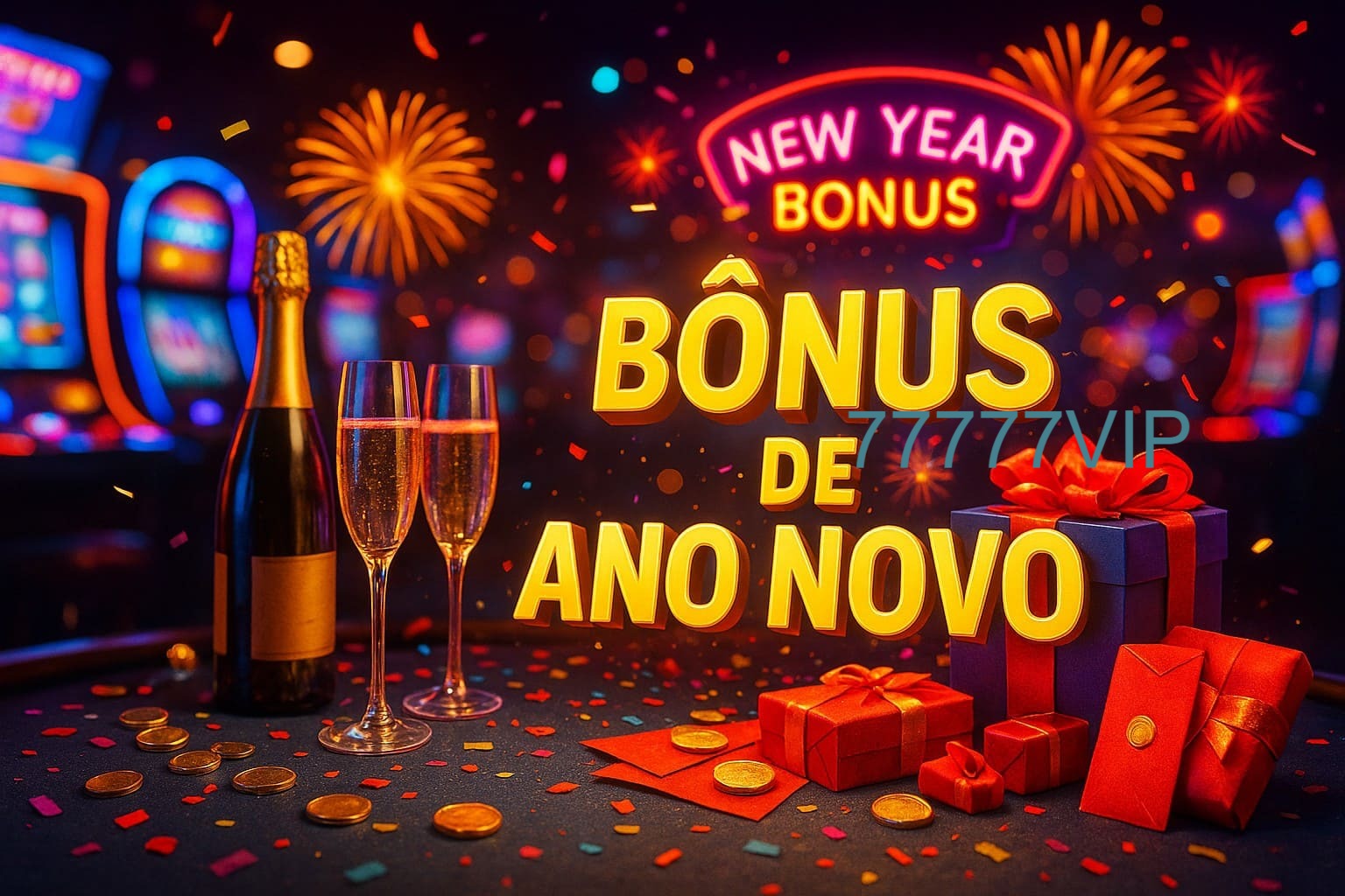 Promoções de Ano Novo no 77777VIP